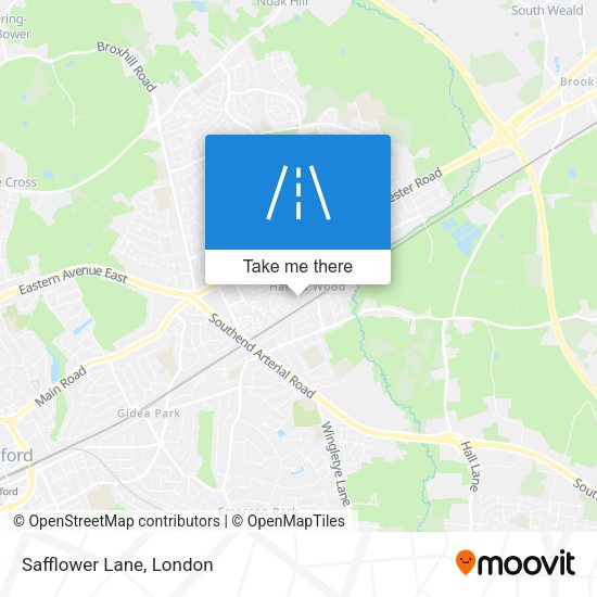 Safflower Lane map