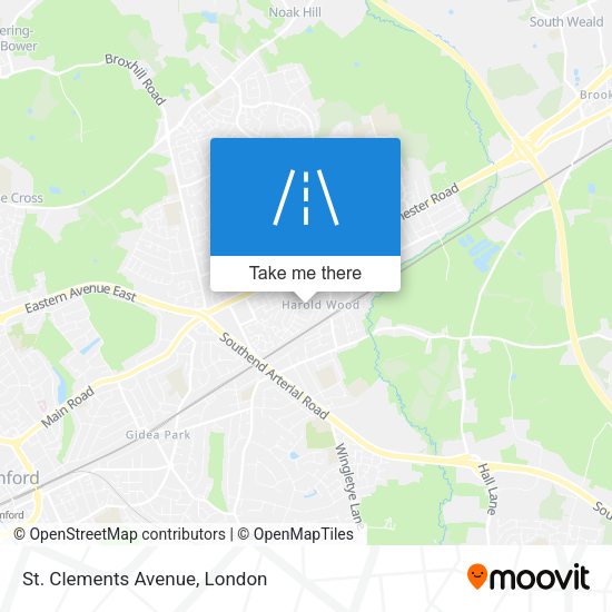 St. Clements Avenue map
