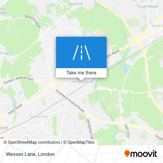 Wessex Lane map