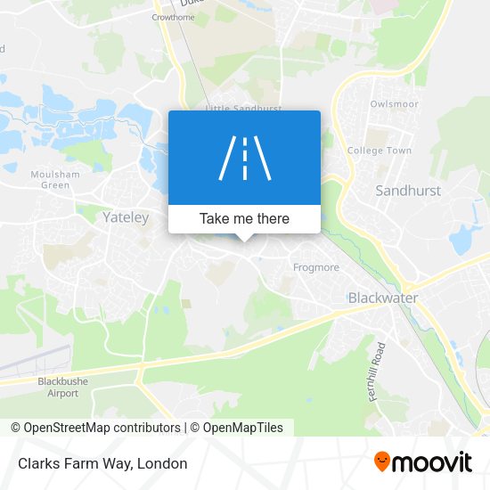 Clarks Farm Way map