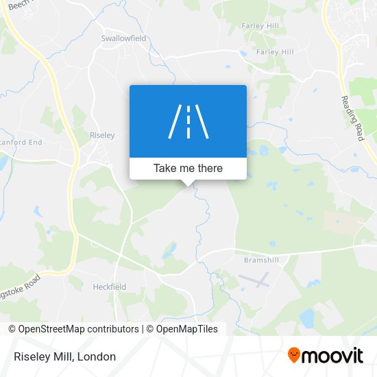 Riseley Mill map