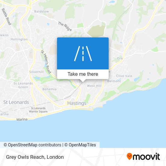 Grey Owls Reach map