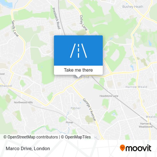 Marco Drive map