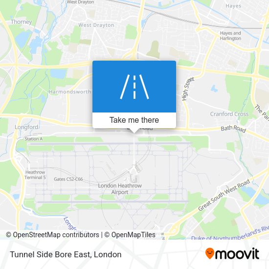 Tunnel Side Bore East map