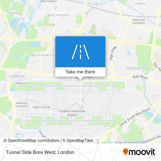 Tunnel Side Bore West map