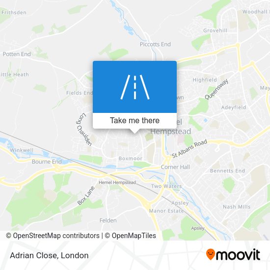 Adrian Close map