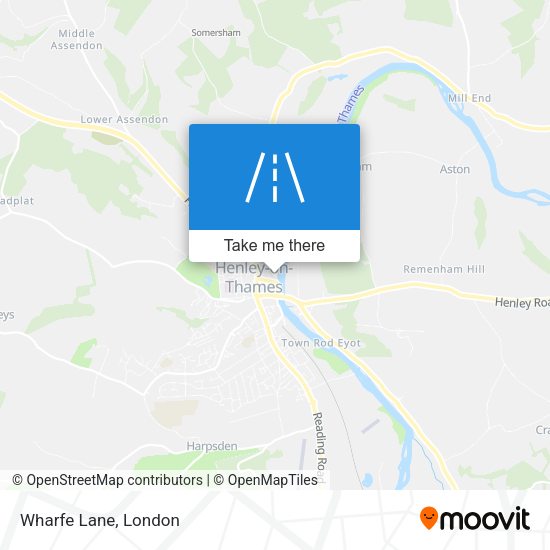 Wharfe Lane map