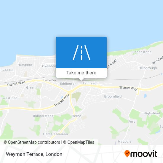 Weyman Terrace map