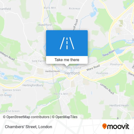 Chambers' Street map