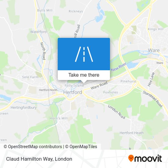 Claud Hamilton Way map