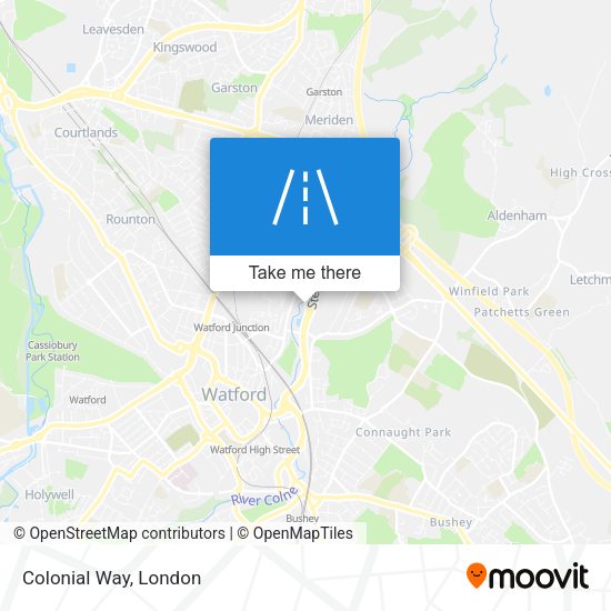 Colonial Way map