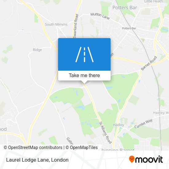Laurel Lodge Lane map