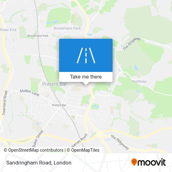 Sandringham Road map