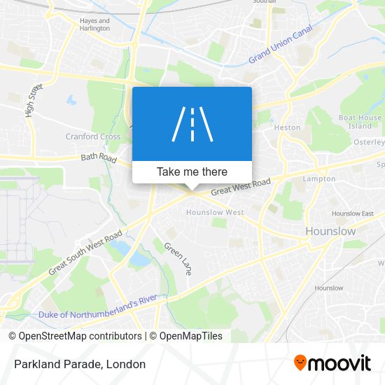 Parkland Parade map
