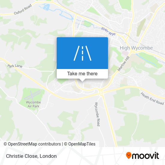 Christie Close map