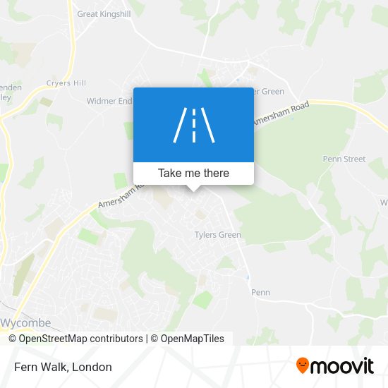 Fern Walk map