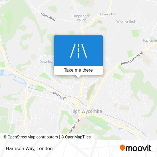 Harrison Way map
