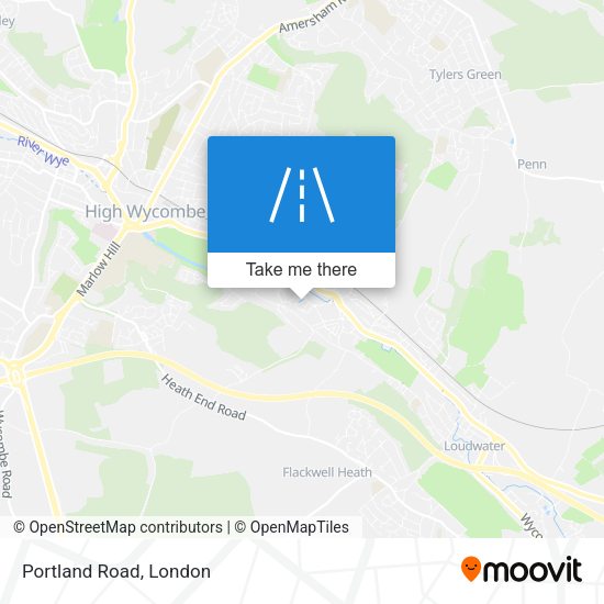 Portland Road map