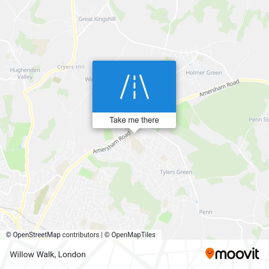 Willow Walk map