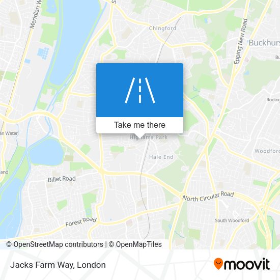 Jacks Farm Way map