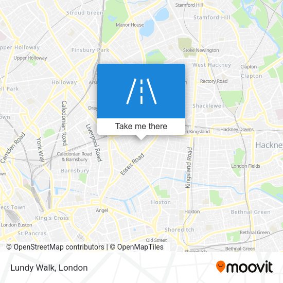 Lundy Walk map
