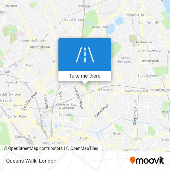 Queens Walk map