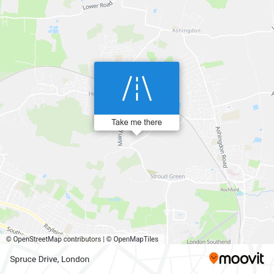 Spruce Drive map