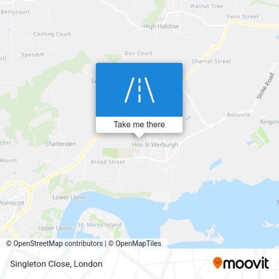 Singleton Close map