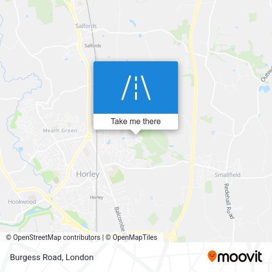 Burgess Road map
