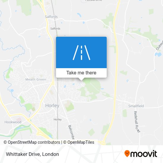 Whittaker Drive map