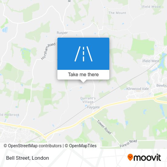 Bell Street map