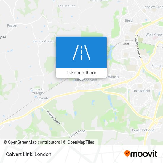 Calvert Link map