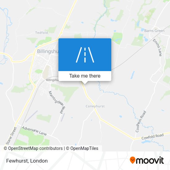Fewhurst map