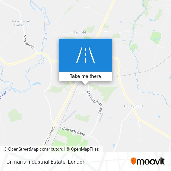 Gilman's Industrial Estate map