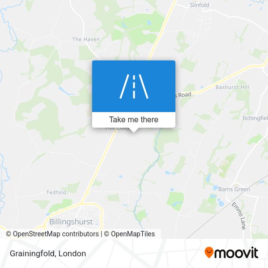 Grainingfold map