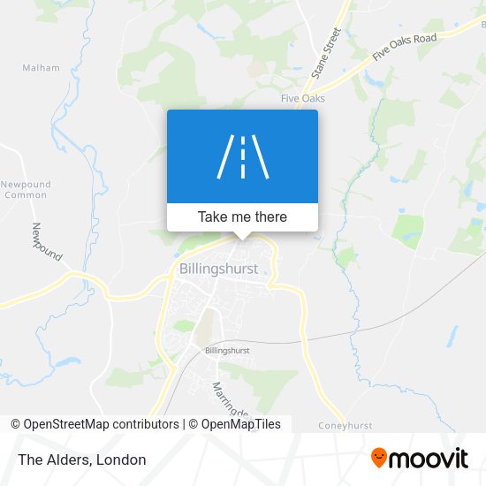 The Alders map