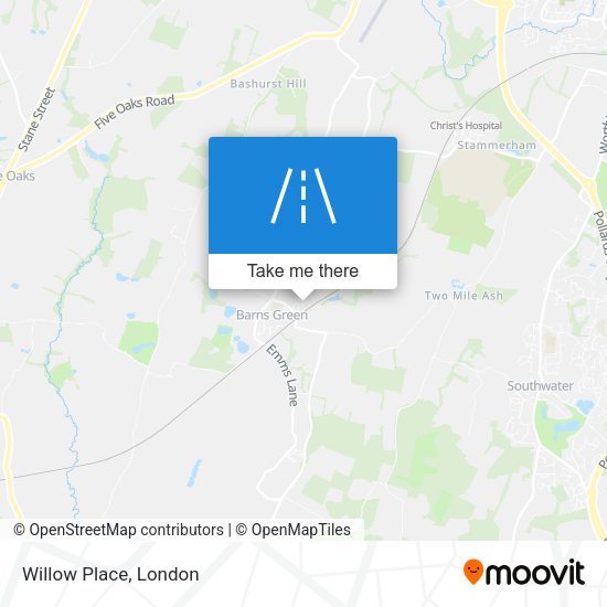 Willow Place map