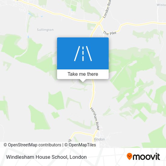 Windlesham House School map