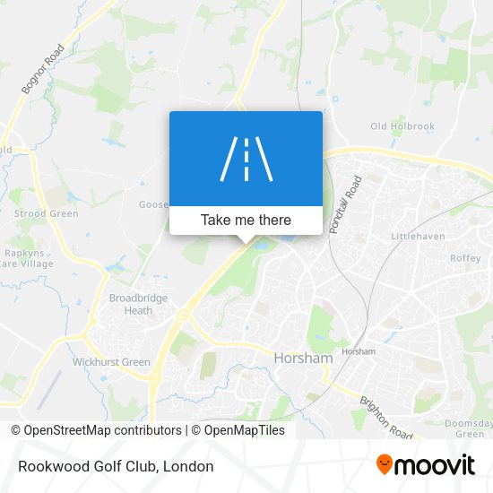 Rookwood Golf Club map