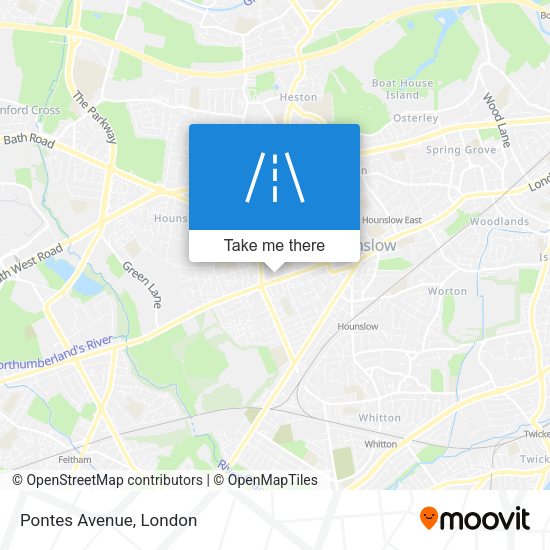 Pontes Avenue map