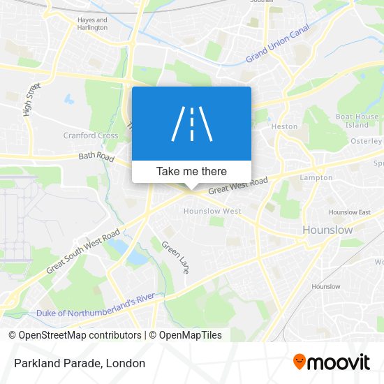 Parkland Parade map