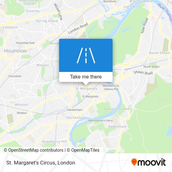 St. Margaret's Circus map