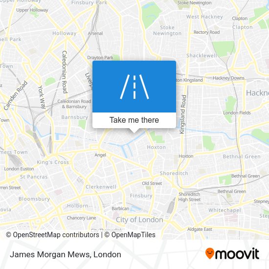 James Morgan Mews map