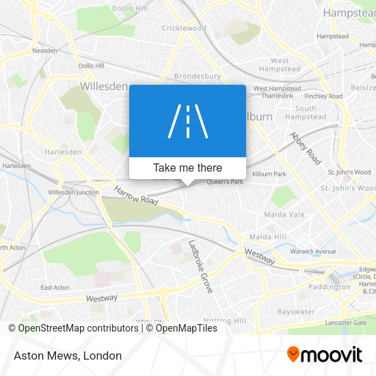 Aston Mews map