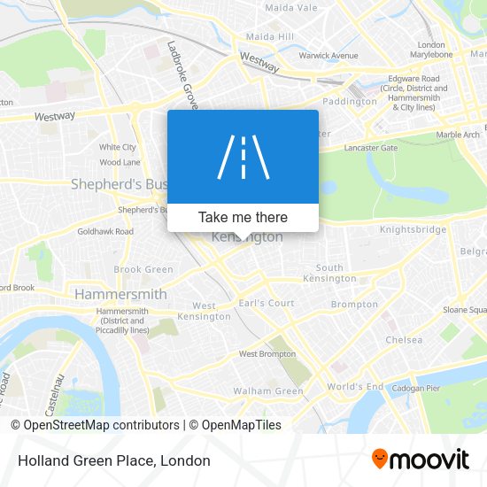 Holland Green Place map