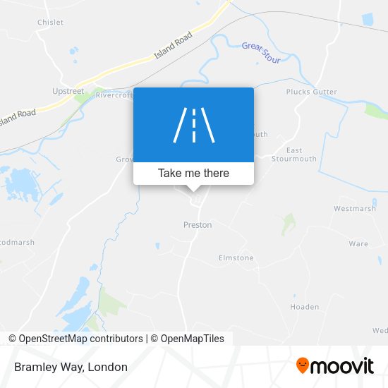 Bramley Way map
