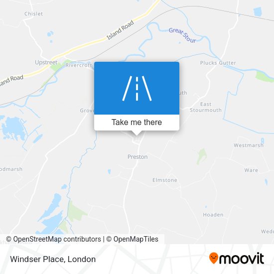 Windser Place map