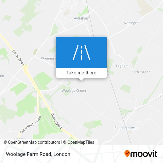 Woolage Farm Road map