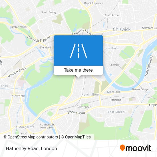 Hatherley Road map