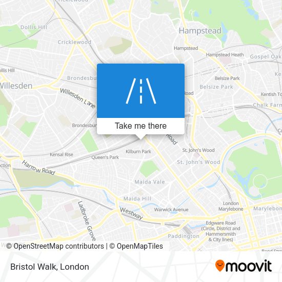 Bristol Walk map